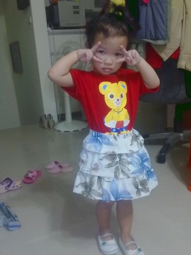 【敗家】淘寶MOMO不褪色亞麻裙＆手改親子裙～