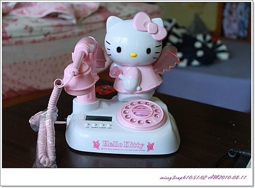【敗家】淘寶來的KITTY家用電話 - 第5張圖 【敗家】淘寶來的KITTY家用電話