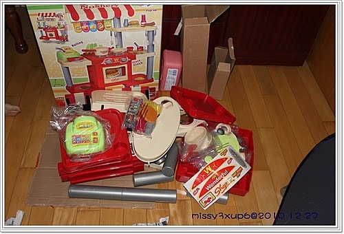 【敗家】孩子都該來一組，雙面廚具/餐車