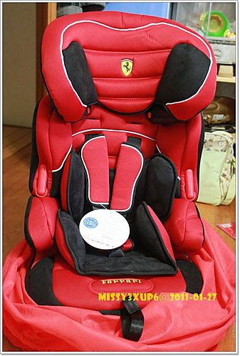 【敗家】法拉利成長型汽車座椅  FB00209 入手
