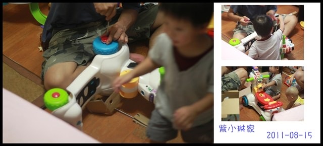 ２０１１.０８.２８　COSTCO敗入 Vtech 3合1斑馬滑板車