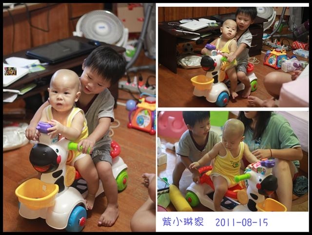 ２０１１.０８.２８　COSTCO敗入 Vtech 3合1斑馬滑板車