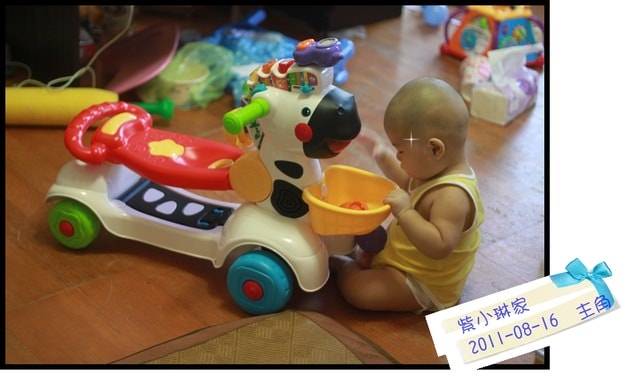 ２０１１.０８.２８　COSTCO敗入 Vtech 3合1斑馬滑板車