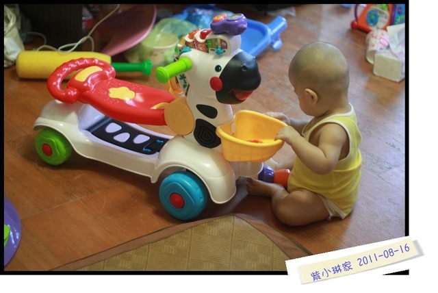 ２０１１.０８.２８　COSTCO敗入 Vtech 3合1斑馬滑板車