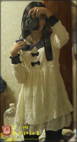 ２０１１.０１.１３ 首次上妝，眼線+新年新衣