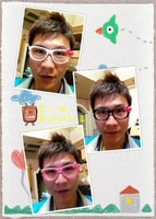 ２０１２.０４.０３ 很可愛的kitty鏡框帶著可愛的心