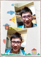 ２０１２.０４.０３ 很可愛的kitty鏡框帶著可愛的心