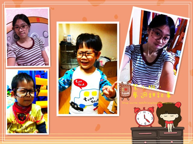 ２０１２.０４.０３ 很可愛的kitty鏡框帶著可愛的心