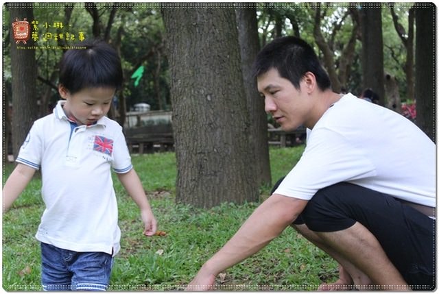 新竹動物園，草地散步去~桓3y2M愷1y6m
