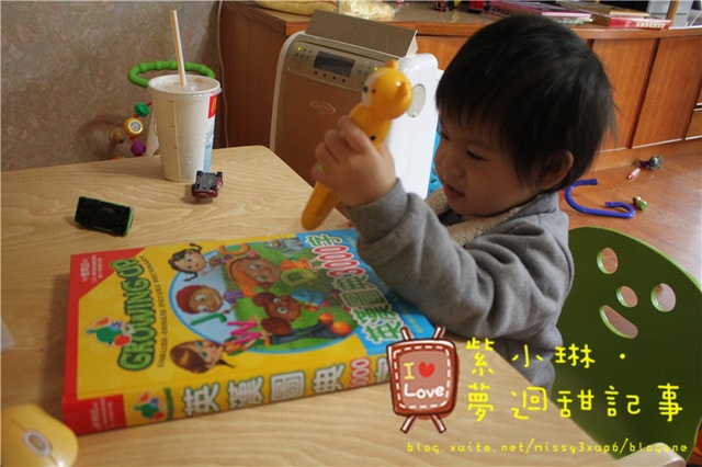 童書，教具 陪讀的好夥伴–熊熊點讀筆(8G) 桓3Y11M，愷2Y3M